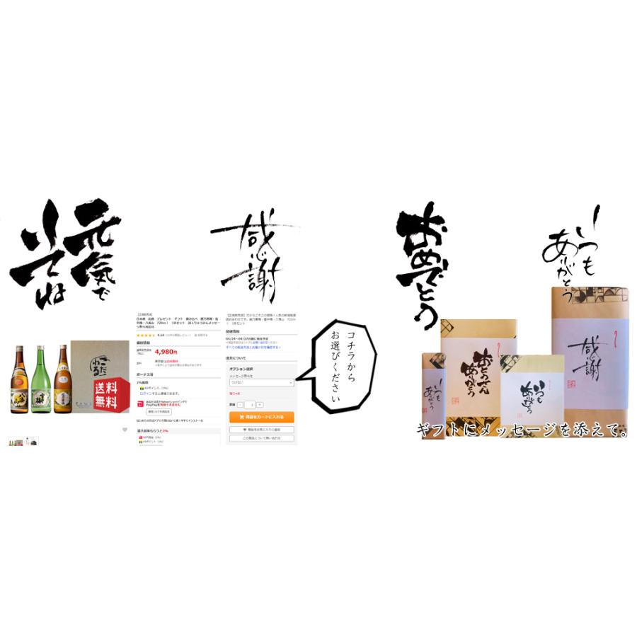 御歳暮 日本酒 お酒 プレゼント ギフト 飲み比べ 越乃寒梅・雪中梅・八海山・鶴の友・千代の光・鮎正宗 三上酒店厳選晩酌セット 6本×1800ml|mikami-saketen|03