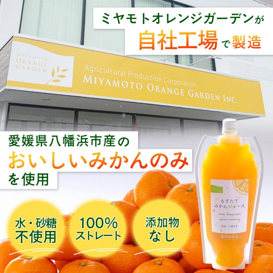 ミヤモトオレンジガーデン みかんジュース 100% ストレート 500ml×5本