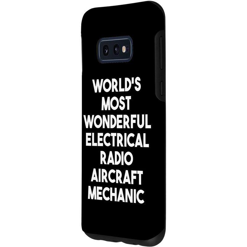 高額売筋】 Galaxy S10e 世界で最も素晴らしい電気ラジオ航空機メカニック。 スマホケース - democracia.tv