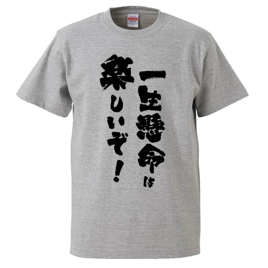 おもしろtシャツ 一生懸命は楽しいぞ ギフト プレゼント 面白 メンズ 半袖 無地 漢字 雑貨 名言 パロディ 文字 Fd0178 みかん箱 通販 Yahoo ショッピング