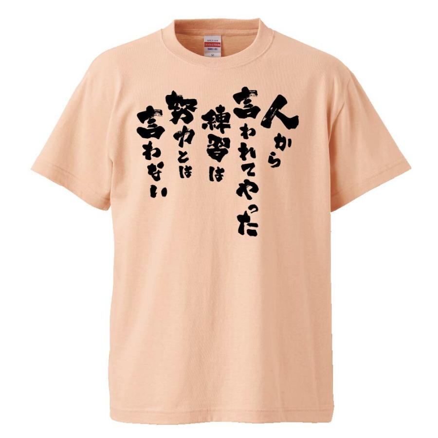 おもしろtシャツ 人から言われてやった練習は努力とは言わない ギフト プレゼント 面白 メンズ 半袖 無地 漢字 雑貨 名言 パロディ 文字 Fd0196 みかん箱 通販 Yahoo ショッピング