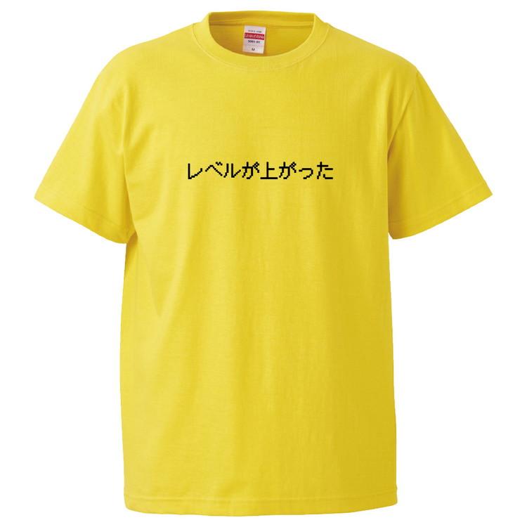 おもしろTシャツ レベルが上がった ギフト プレゼント 面白 メンズ