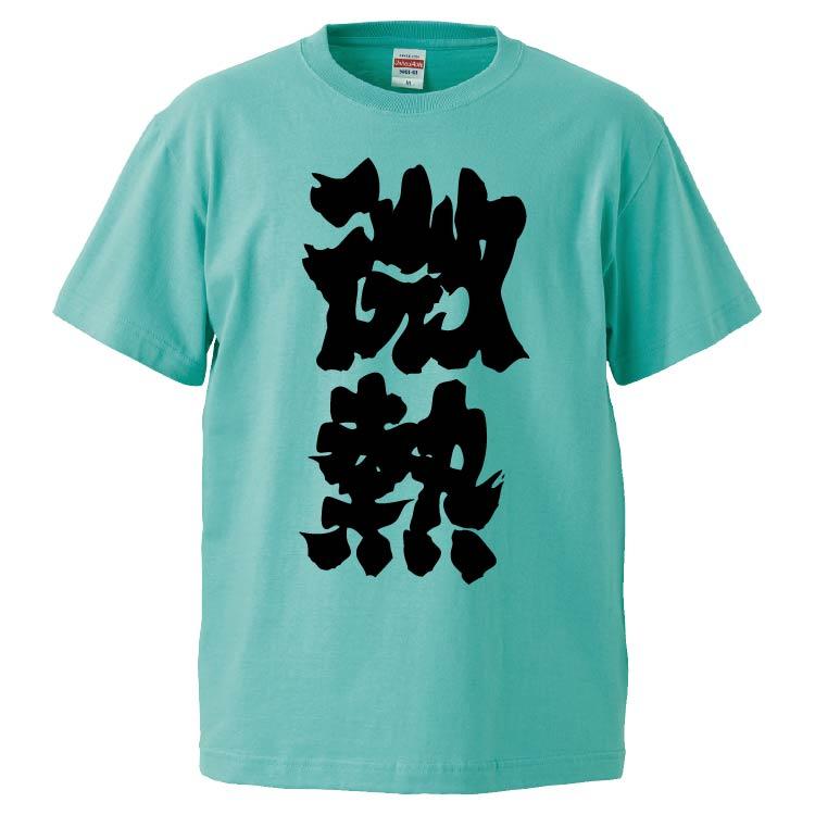 おもしろTシャツ 微熱 ギフト プレゼント 面白 メンズ 半袖 無地 漢字