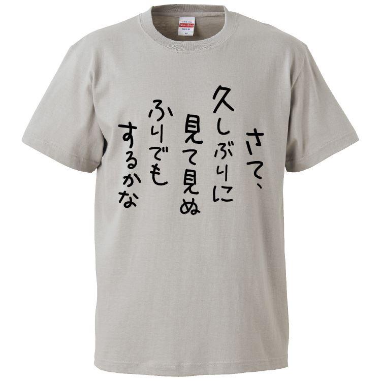 おもしろTシャツ さて、久しぶりに見て見ぬふりでもするかな ギフト