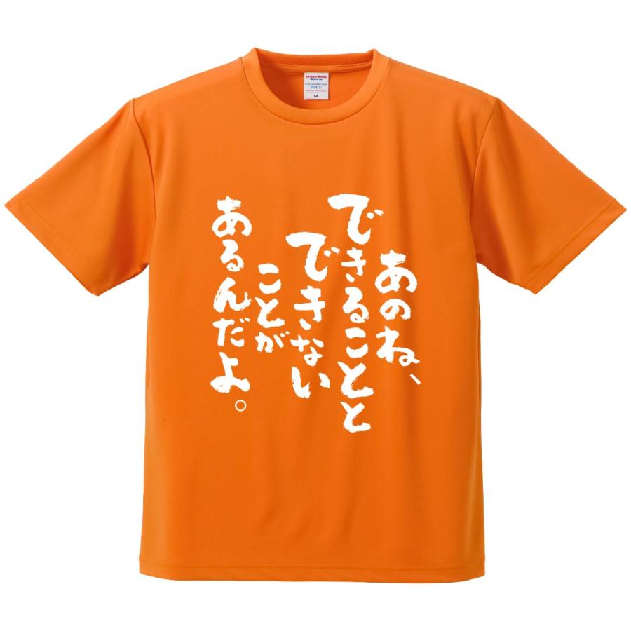 おもしろTシャツ みかん箱 あのね、できることとできないことがあるん