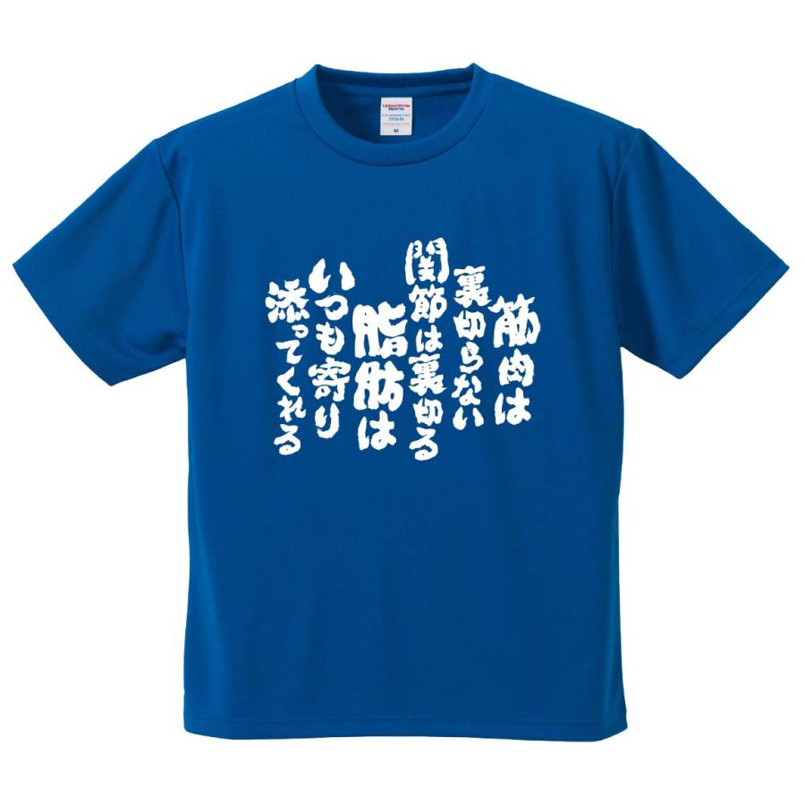 おもしろTシャツ みかん箱 筋肉は裏切らない関節は裏切る脂肪はいつも