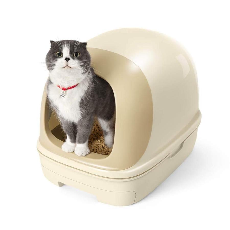 花王 ニャンとも清潔トイレセット ドームタイプ ライトベージュ 猫用トイレ本体 Supersport Tn