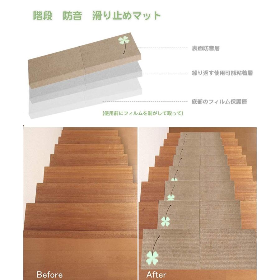 階段 滑り止めマット Havargo ズレない 階段マット 蛍光 洗える 防音 おしゃれ 折り曲げ付 自由に裁断階段 吸着マット お年寄り 20191112053726 00776 鳳物販 通販 Yahoo ショッピング