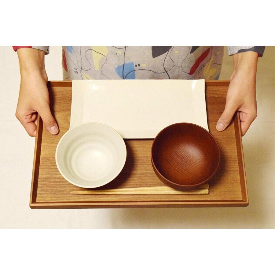 木製トレー トレイ カフェトレー ウォールナット おしゃれ お盆 天然木 ウッドプレート ランチトレイ ランチョン 引越し祝い 新生活 ギフ 鳳物販 通販 Yahoo ショッピング