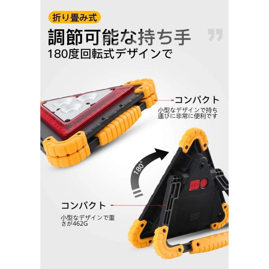Wkbinggo 投光器 Led ワークライト 30w Cob 車警告灯 三角停止表示板 赤 警告灯 作業灯 Usb充電式 折り畳み式 生活 鳳物販 通販 Yahoo ショッピング