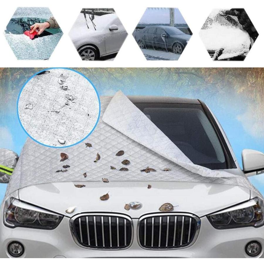 ブラインドカバー車 フロントガラスカバー 凍結防止シート ミラーカバー付属ほこり 日よけ 霜よけ 凍結防止 雪 雨 落葉対策 軽自動車 Su 鳳物販 通販 Yahoo ショッピング