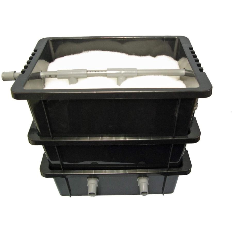 ろ過装置3段型 金魚メダカ用 箱プラ80ｌ以上用 ハンドメイト 水質安定君 鳳物販 通販 Yahoo ショッピング