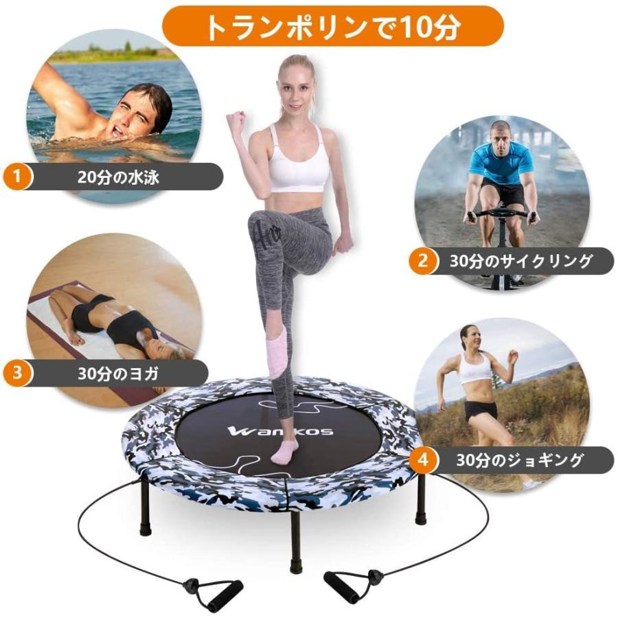在庫あり 即納 Wamkos 大人 子供向フィットネストランポリン 超サイレントデザイン 102cm 折りたたみ式 収納簡単な お とな用 トランポリントレ 珍しい Www Angkaalam Com