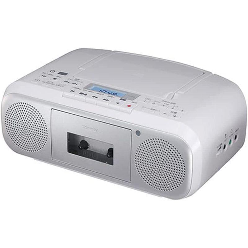 東芝(家電) CDラジオカセットレコーダー (シルバー) TY-CDH8(S) オーディオコンポーネント