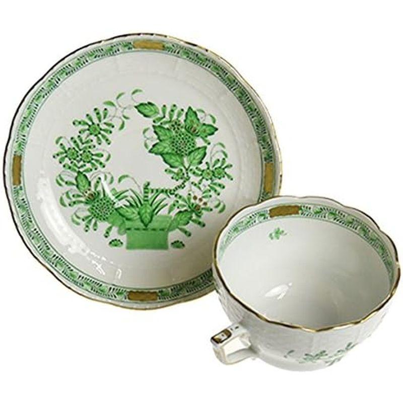 超お買い得!】ヘレンド(HEREND) FV インドの華・グリーン 並行輸入品 兼用カップソーサー 730 コーヒー、ティーカップ ヘレンド(HEREND) FV インドの華・グリーン 兼用カップソーサー 並行輸入品 730