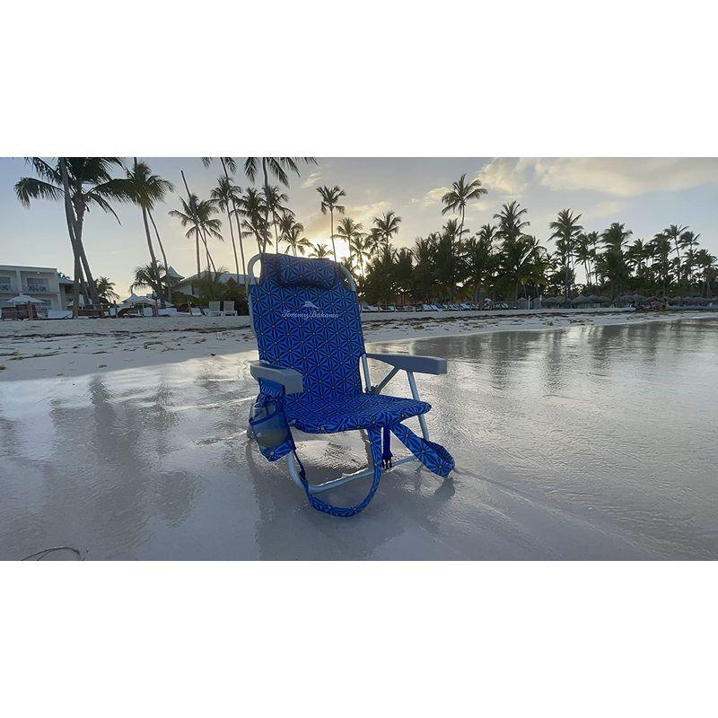 Tommy Bahama Backpack Cooler Beach Chair Blue Floral 20230511174226