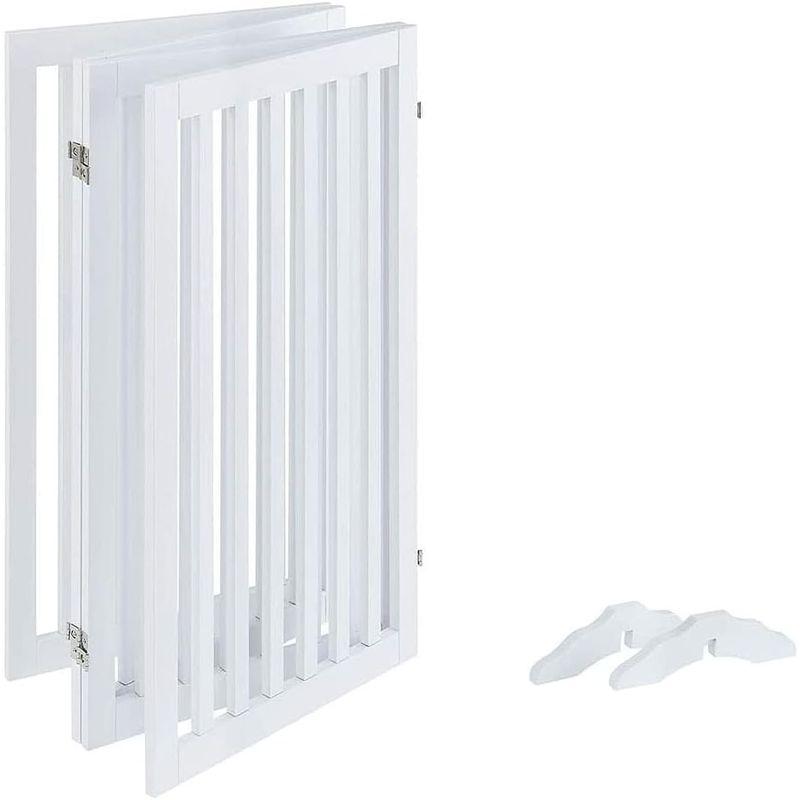 unipaws ハイタイプペットゲート置くだけ木製バリア、犬用