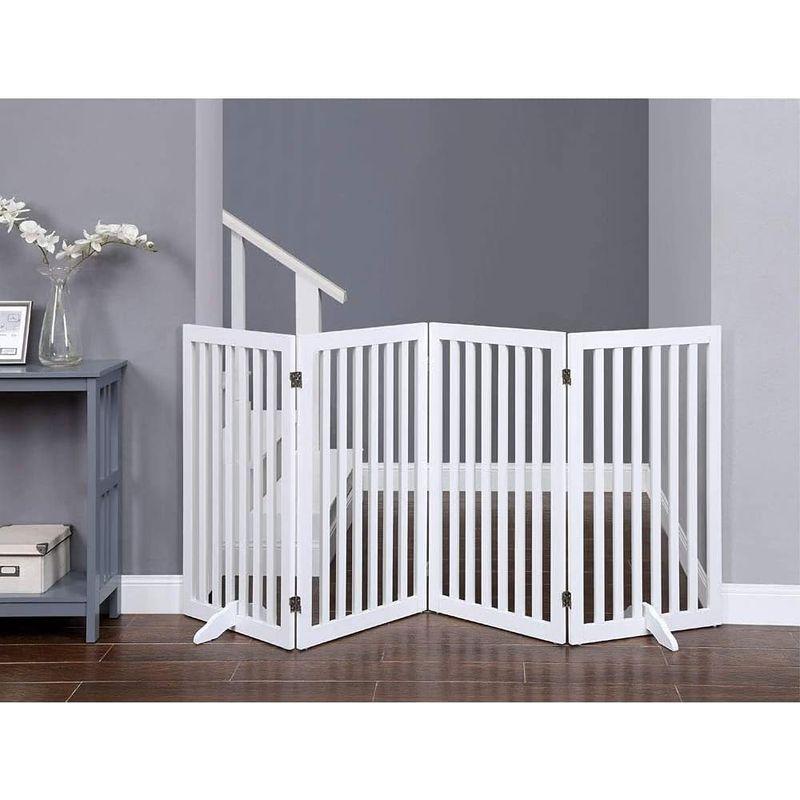 unipaws ハイタイプペットゲート置くだけ木製バリア、犬用フェンス 、グレー Amazon.co.jp: unipaws ハイタイプペットゲート置くだけ木製