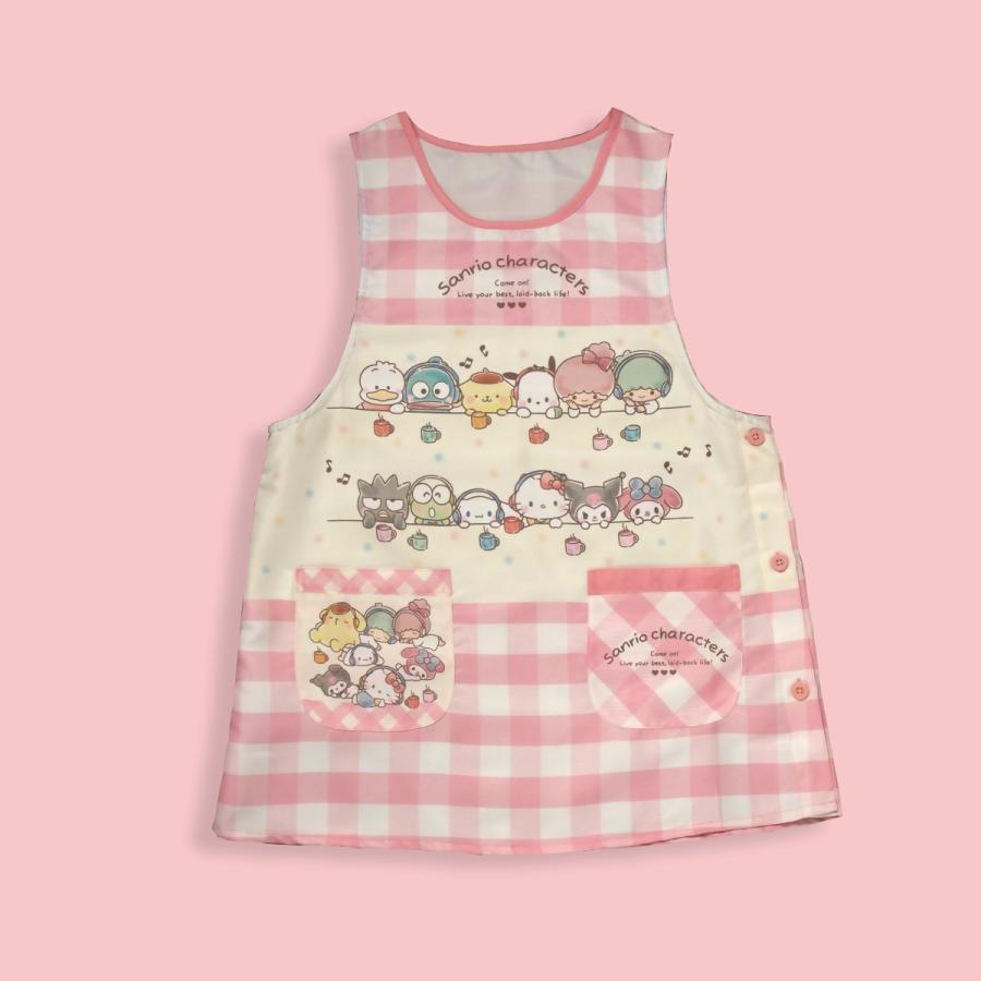 sanrio（サンリオ） エプロン 保育士 キャラクター かぶるだけ