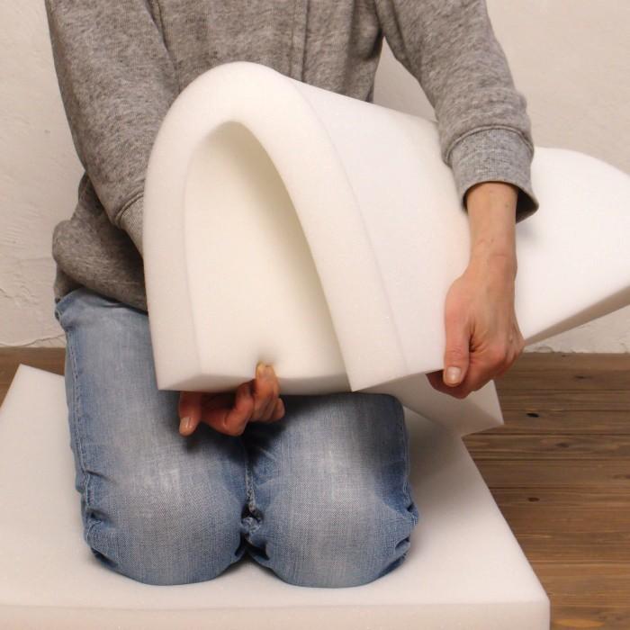 ヌード座布団 55×59 (実寸50×55×5cm) ウレタン 座布団 中身 クッション