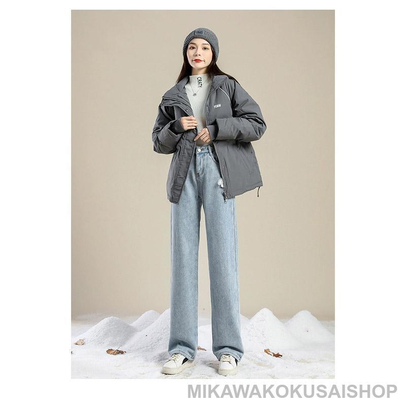ワイドパンツ レディース ジーパン 裏起毛 裏ボア ジーンズ ワイドパンツ レディース ジーパン 裏起毛 裏ボア ジーンズ