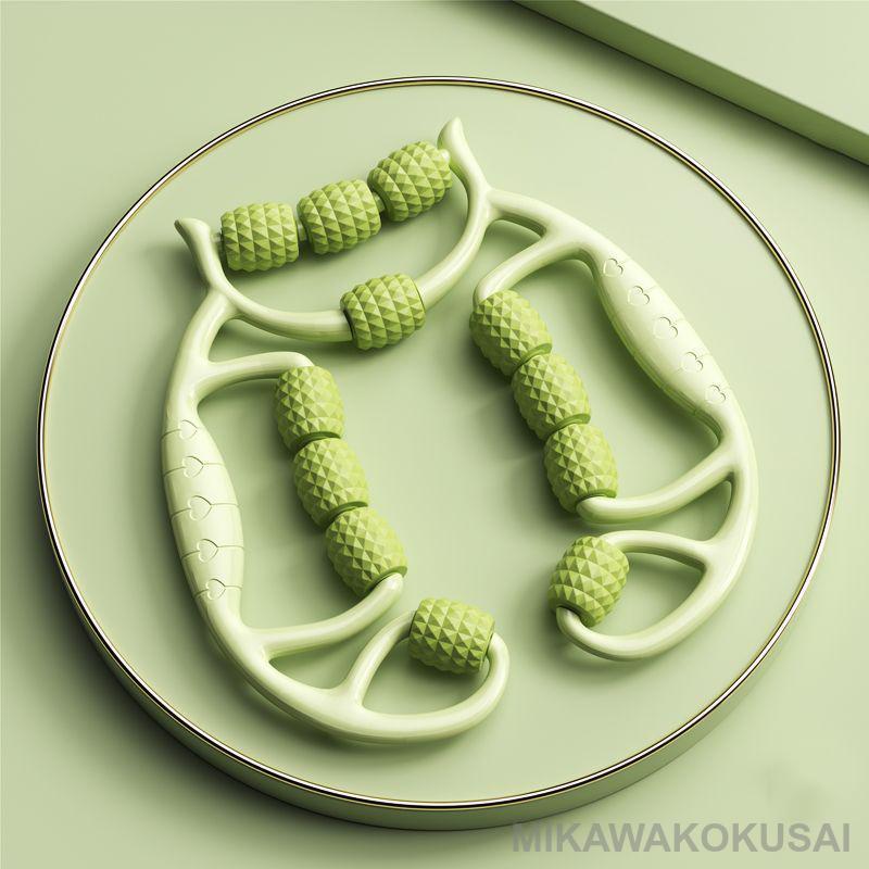 永久磁石マッサージローラー、楽ゆる式マグ・リチューニング マッサージローラー リングマッサージャー 筋膜ローラー 筋膜