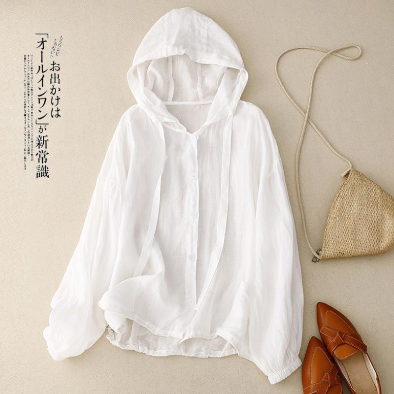 大きいサイズ！23区 シャツ生地トレンチ羽織り 夏のUV対策