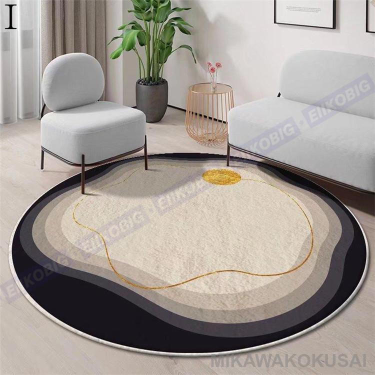 ラグ ラグマット 絨毯 円形 カーペット リビングマット オール