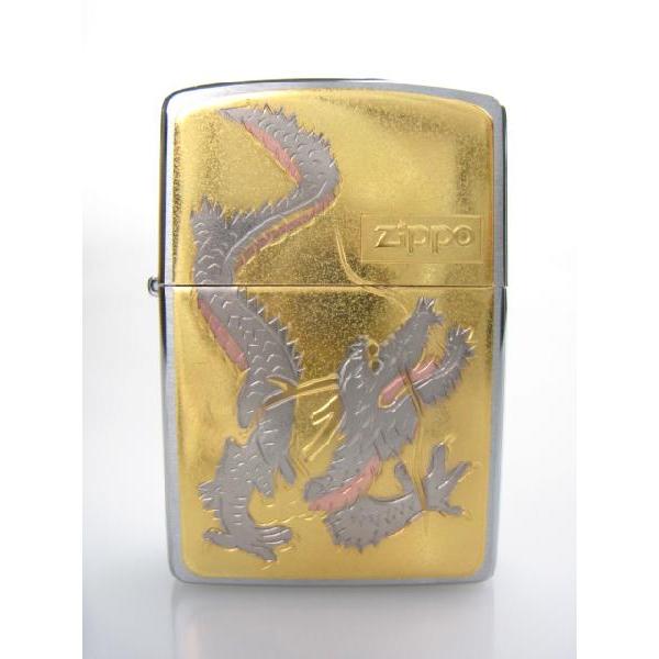 US Zippo 彫金シリーズ 龍 DRAGON オイルライター