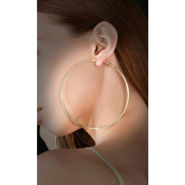 新品 7005 フープピアス 80mm シンプルなピアス シンプルフープピアス 超大フープピアス 超大きいフープピアス 金属アレルギー対応 プレゼン Mika Jewelry 通販 Yahoo ショッピング