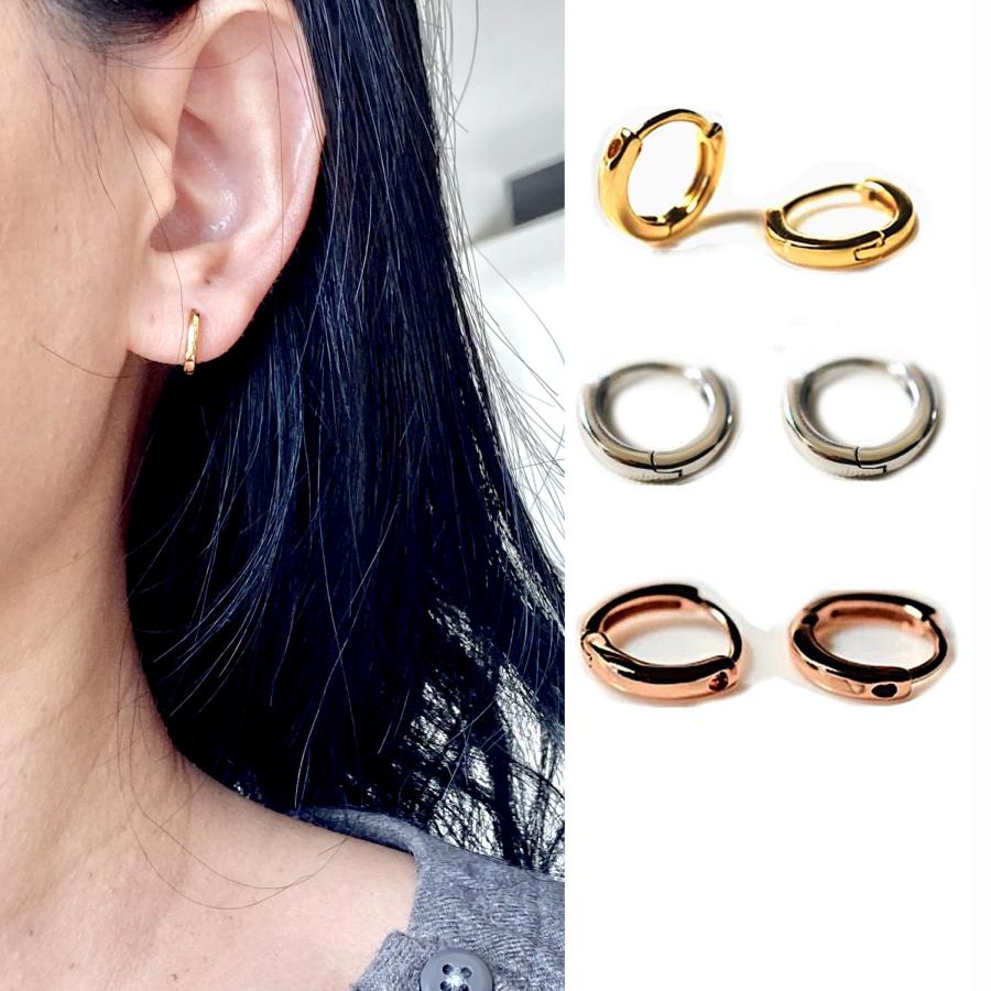 7 113 シンプルなデザイン ミニフープピアス 軟骨ピアス 軟骨フープピアス ピンクゴールド シルバー系 イェローゴールド フープピアス ホワイト Mika Jewelry 通販 Yahoo ショッピング