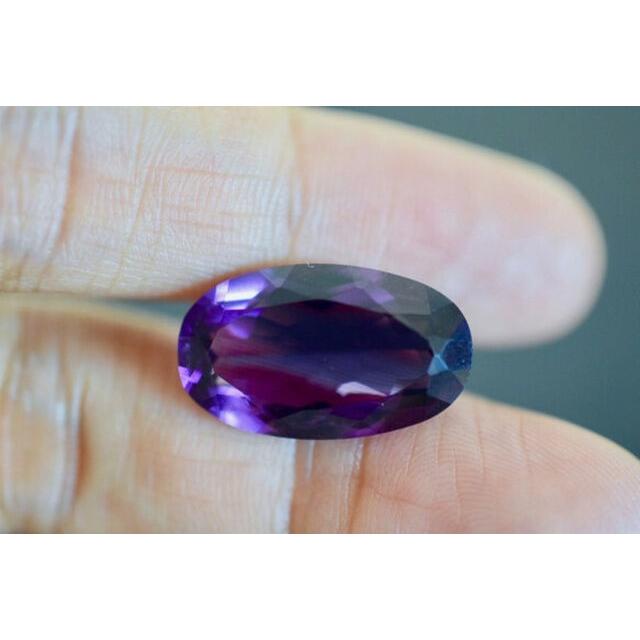 特売1-72 一点物 大粒天然アメジスト 楕円 アメシスト 紫水晶 2月 