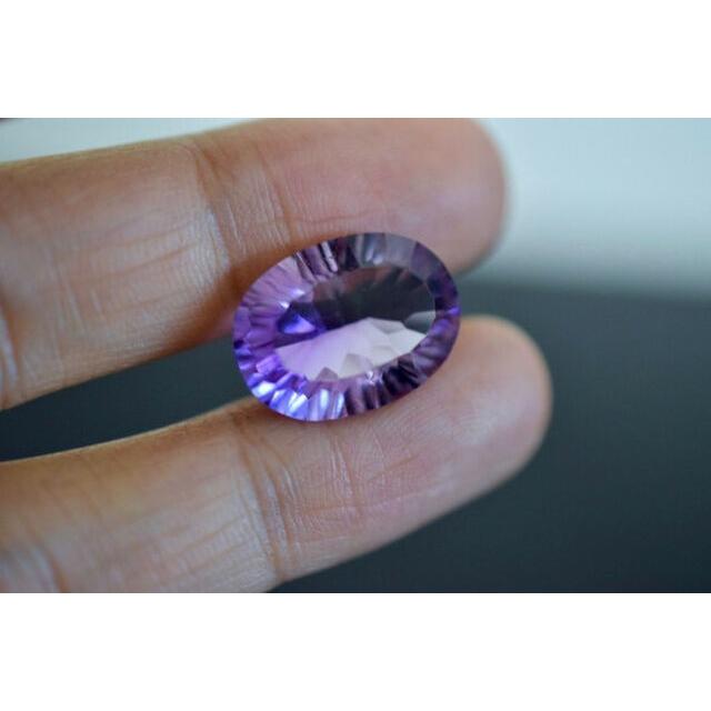 特売1-69 一点物 大粒天然アメジスト楕円 アメシスト 紫水晶 2月 