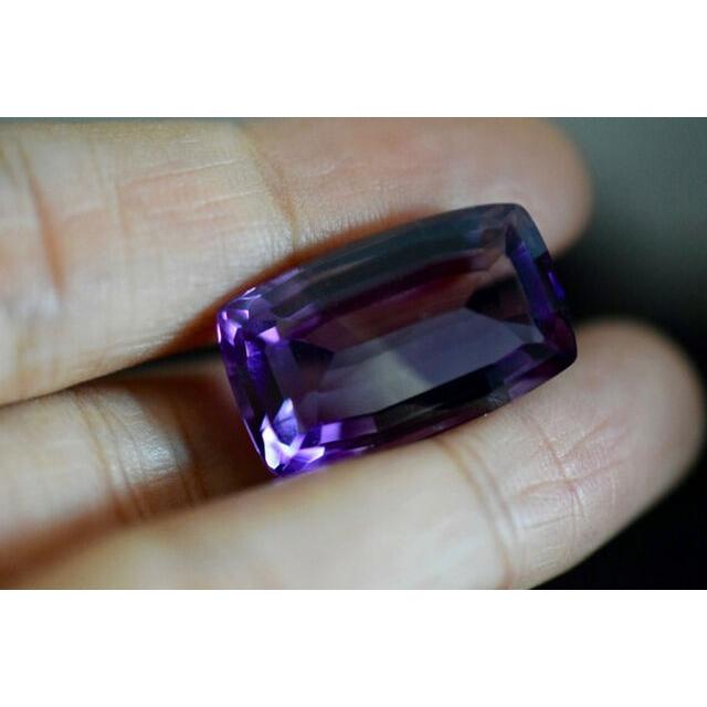 特売1-67 一点物 大粒天然アメジスト 長方形 四角 アメシスト 紫水晶