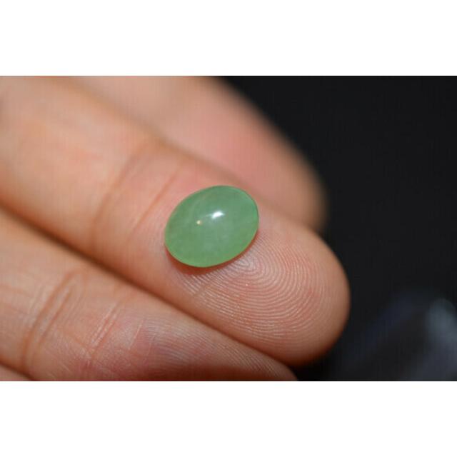 226-27 在庫処分 天然 A貨 薄緑 ルース 裸石 硬玉 ジェダイトピアス 