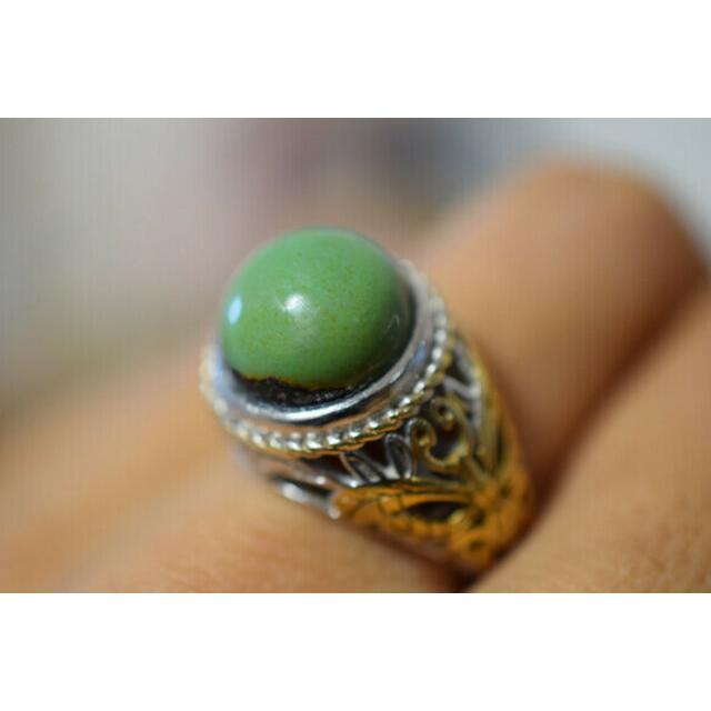 土日限定値下げ‼️ターコイズ&トルマリンリング 土日限定値下げ‼️ターコイズ&トルマリンリング