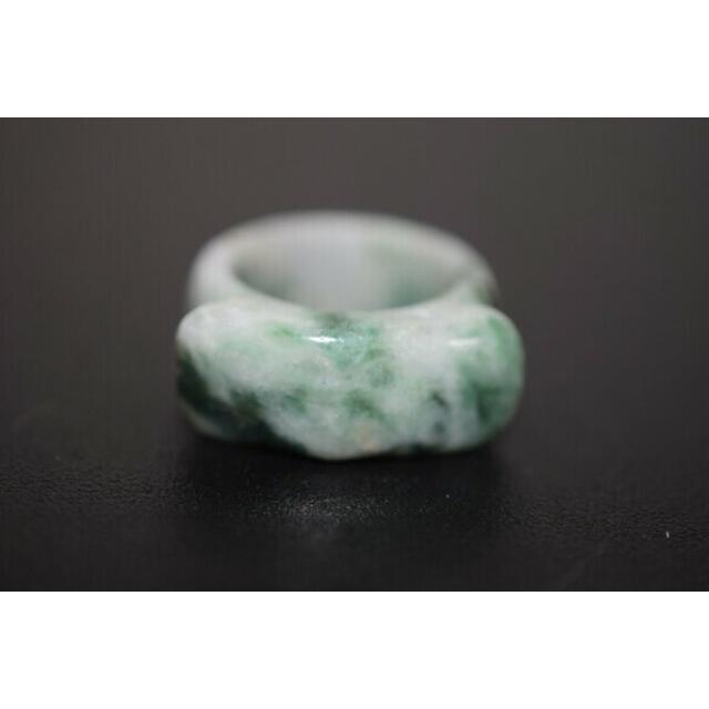 131-19 特売品 24.0号 天然 A貨 ラベンダー 翡翠 リング 板指 広幅 