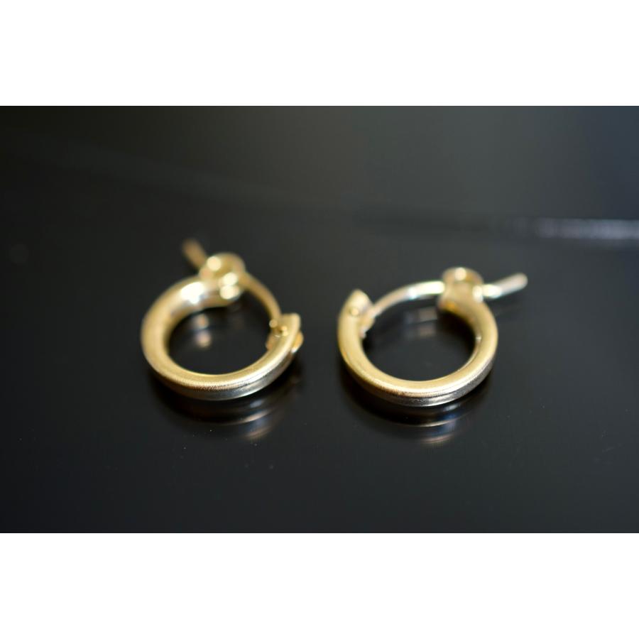 6085-13mm 14kgf goldfilled ゴールフィルド シンプル フープピアス