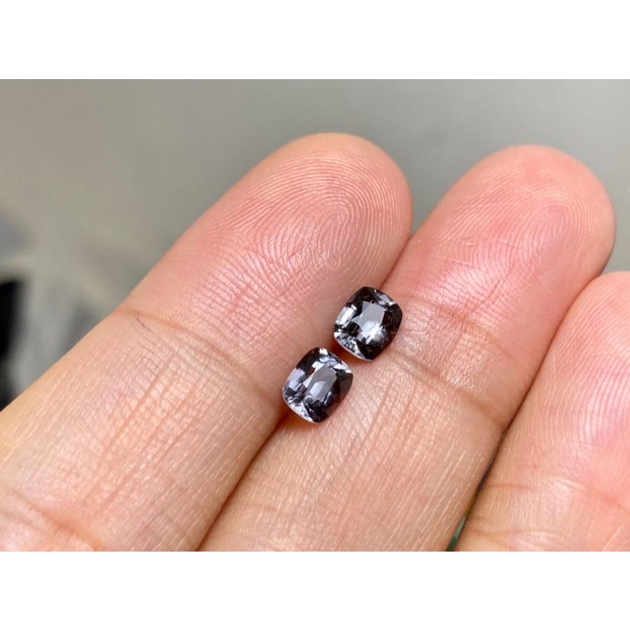 RS8-86 非加熱 宝石質 清冷高級な煙灰色 ミャンマー産 スピネル ルース RS8-86 非加熱 宝石質 清冷高級な煙灰色 ミャンマー産 天然 スピネル