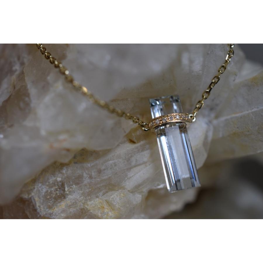 K9-02 天然アクアマリン k9金 薄水色 ネックレス ダイヤモンド K9-02 天然 アクアマリン k9金 k9ゴールド 薄水色 ネックレス