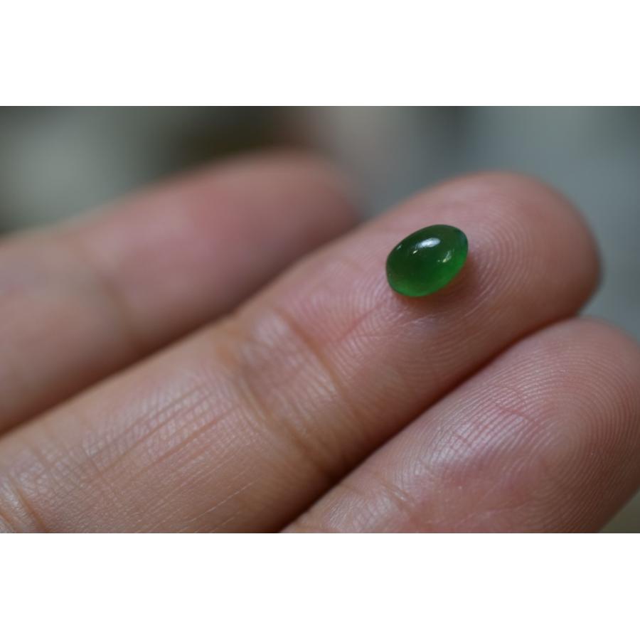 RS9-154 美品 氷種 辣陽緑 天然ミャンマー産 A貨 本翡翠 ルース 裸石  