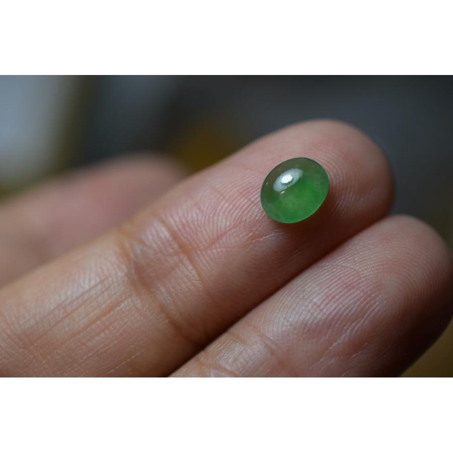 RS10-90 極品 宝石質 高氷種 氷青緑色 グアテマラ産 本翡翠 ルース