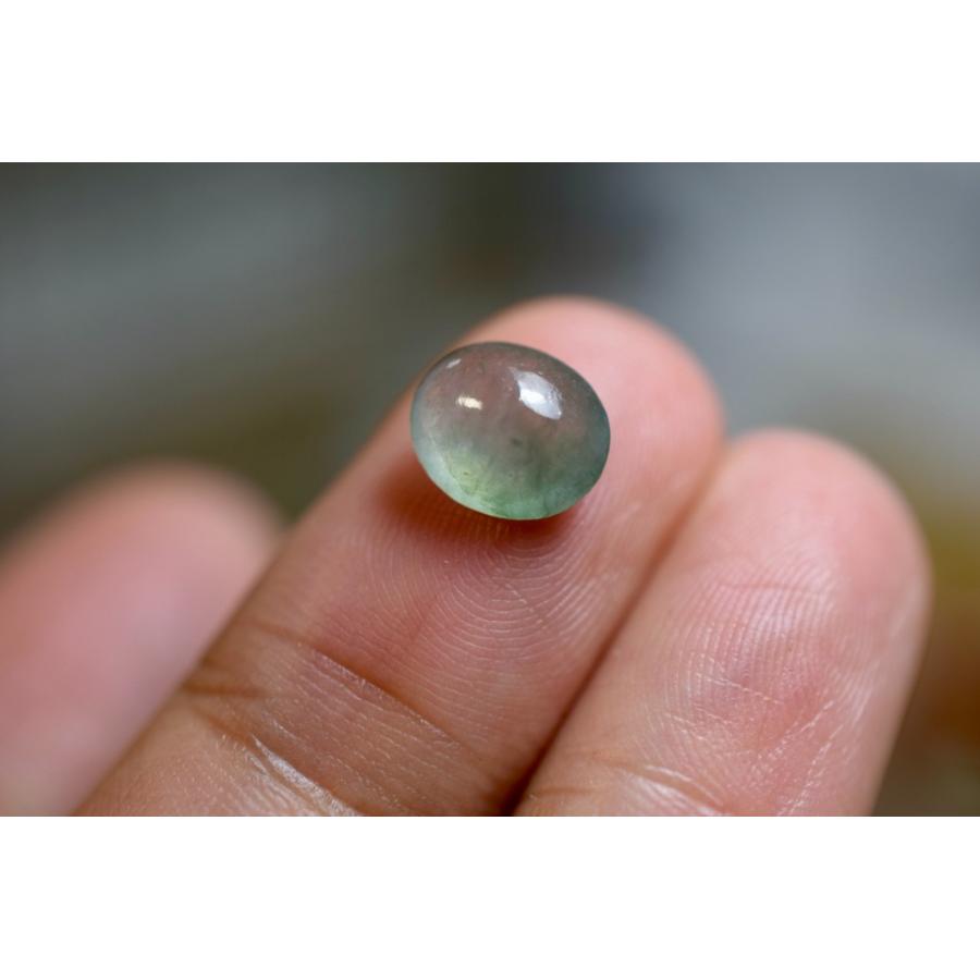 RS9-229 高氷種 宝石質 苔緑色 天然ミャンマー産 A貨 本翡翠 ルース 裸 