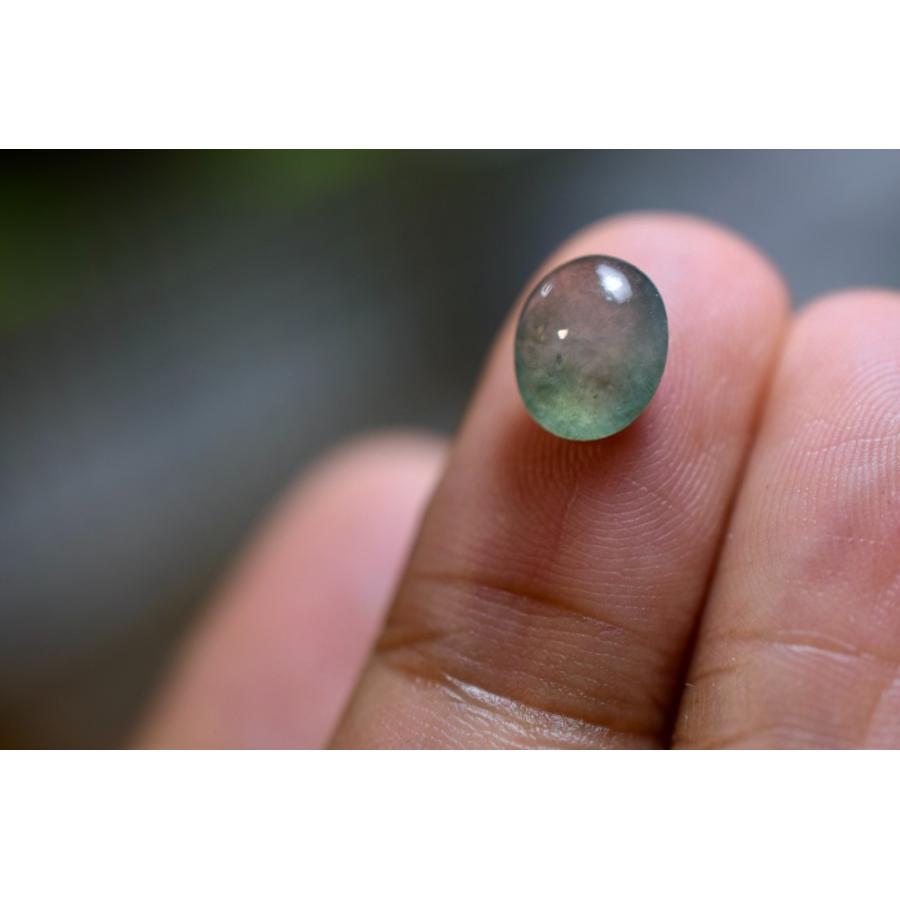 RS9-229 高氷種 宝石質 苔緑色 天然ミャンマー産 A貨 本翡翠 ルース 裸 