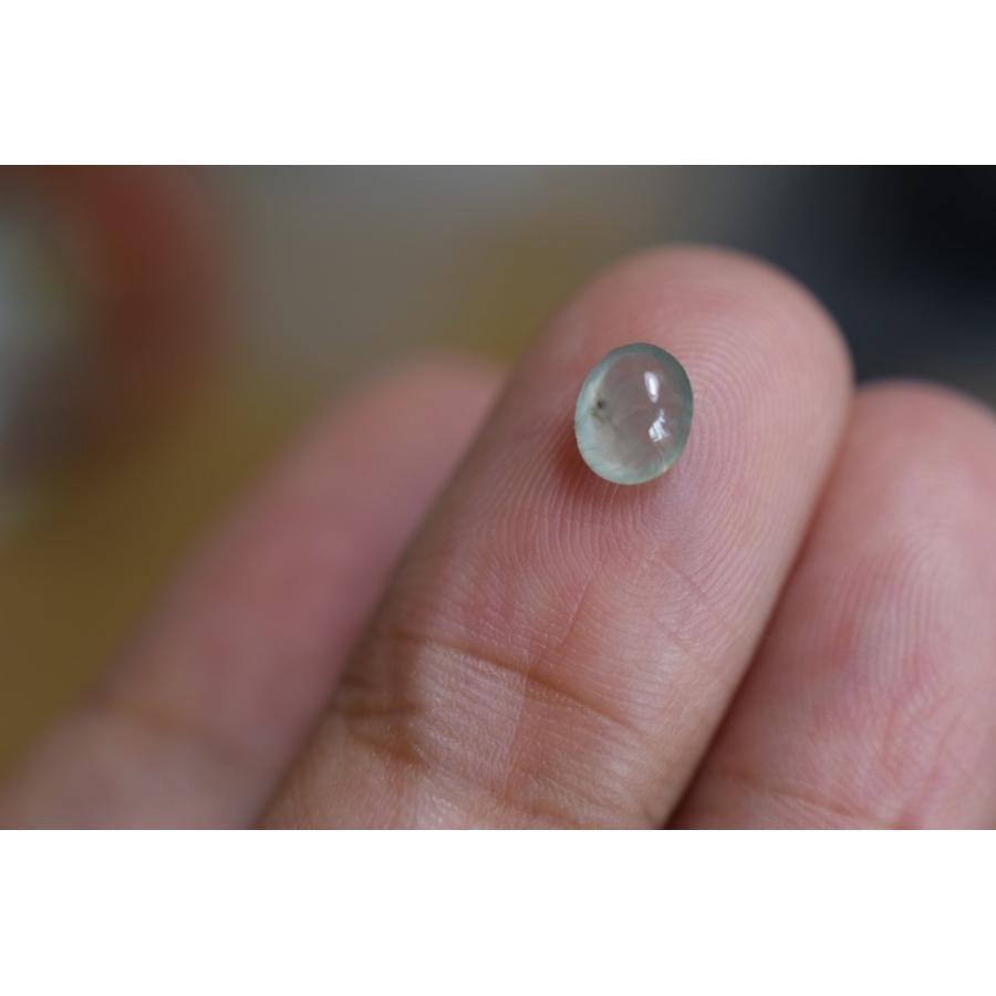 RS10-93 高氷種 宝石質 薄水色 ミャンマー産 天然 A貨 本翡翠 ルース 