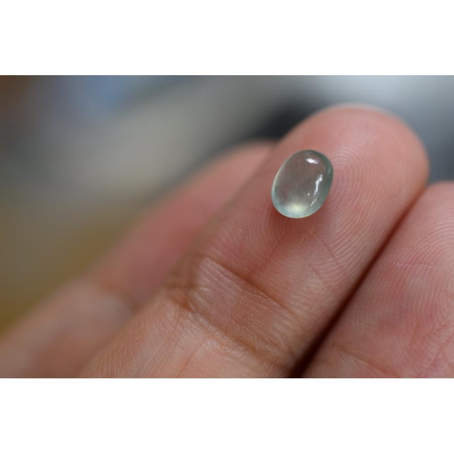 RS10-97 高氷種 宝石質 薄水色 ミャンマー産 天然 A貨 本翡翠