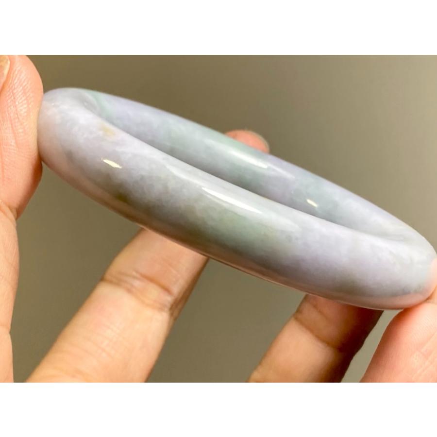 BG9-30 訳あり処分品 厚手 54.5mm 春彩 ラベンダー ミャンマー産 A貨 