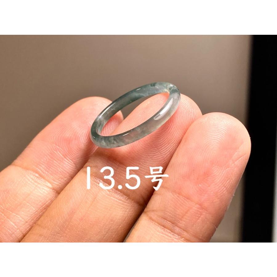 L12-182 細身 高氷種 極品 13.5号 天然グアテマラ産 A貨 本翡翠 