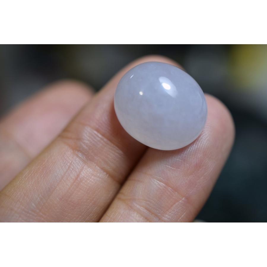 本翡翠、純天然氷種ピンクラベンダールース RS11-172 大粒 氷糯種 薄ピンクラベンダー 天然ミャンマー産 A貨 本