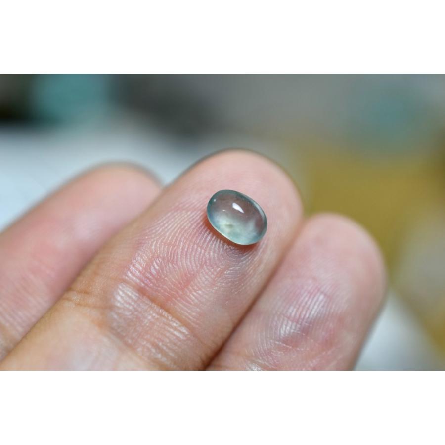 RS11-202 高氷種 薄水色 ミャンマー産 A貨 本翡翠 ルース 硬玉 